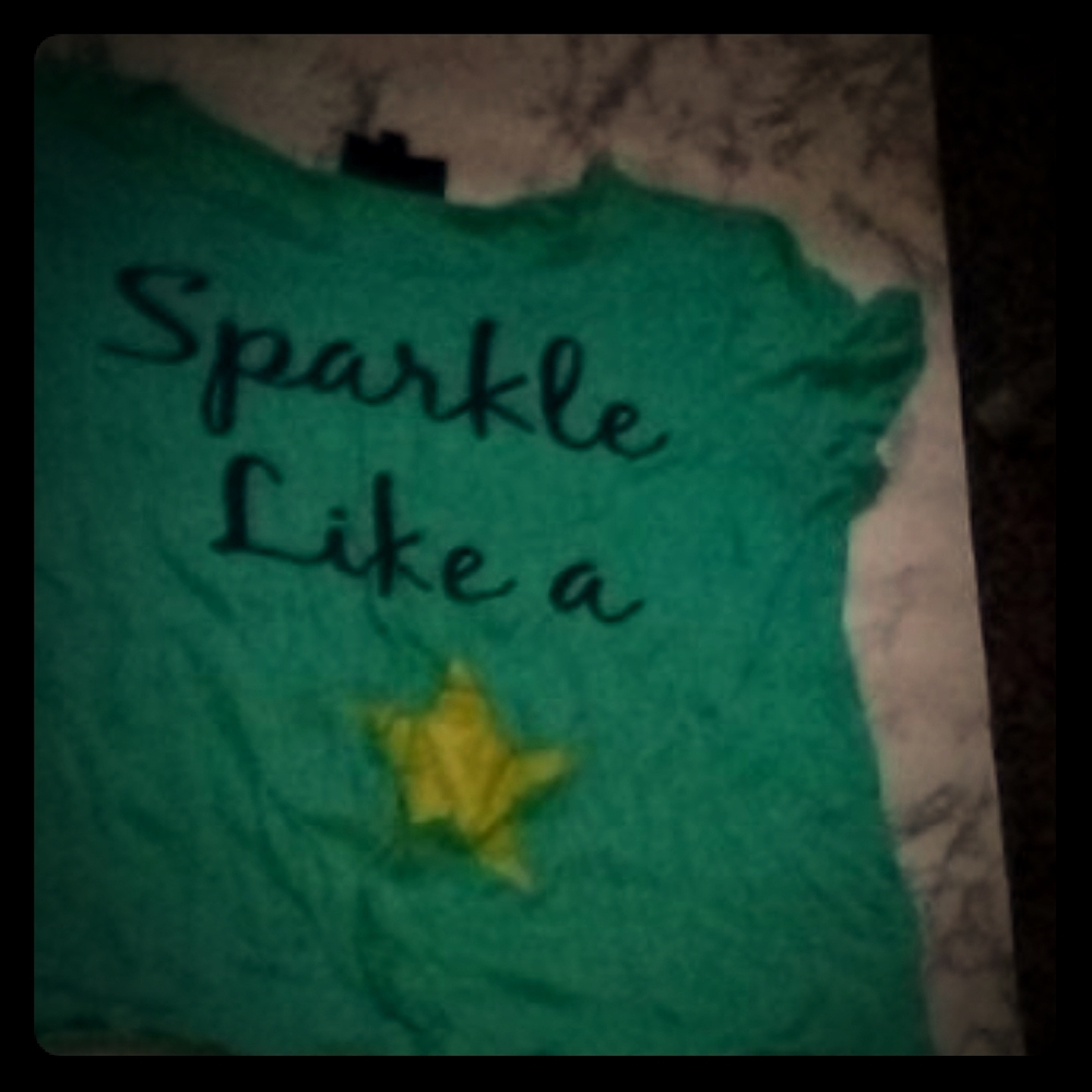 Tealish girls shirt